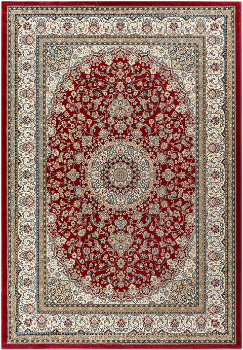 達文西百萬針高密度古典地毯~1414-57119卡山紅