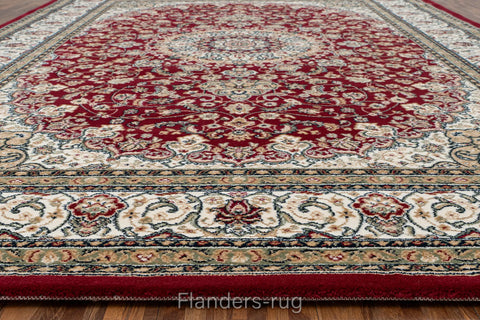 達文西百萬針高密度古典地毯~1414-57119卡山紅(前緣)