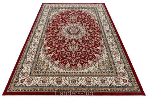 達文西百萬針高密度古典地毯~1414-57119卡山紅(俯視)