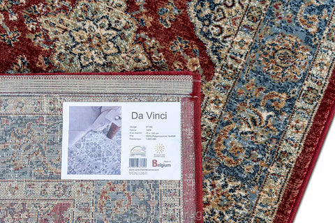 達文西百萬針高密度古典床邊地毯~57163-1454薩拉丁(背面)