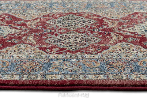 達文西百萬針高密度古典床邊地毯~57163-1454薩拉丁(側邊)
