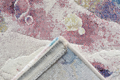 當代藝術家系列高密度抽象地毯~9191-63320雲霞(背面)