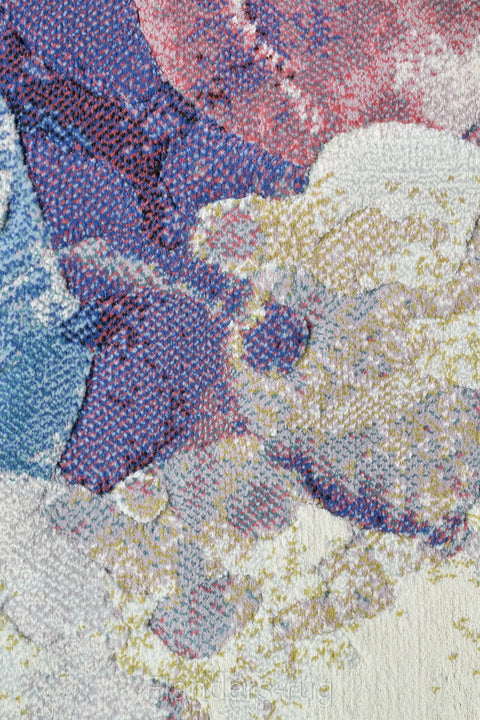 當代藝術家系列高密度抽象地毯~9191-63320雲霞(近拍)