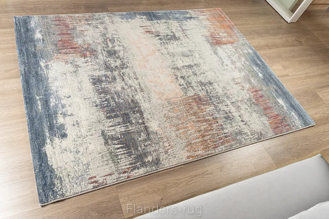 當代藝術家系列高密度抽象地毯~6656-63393凜冽(情境)