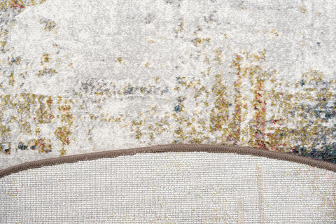 當代藝術家系列高密度抽象圓形地毯~9290-63723桑田(背面)