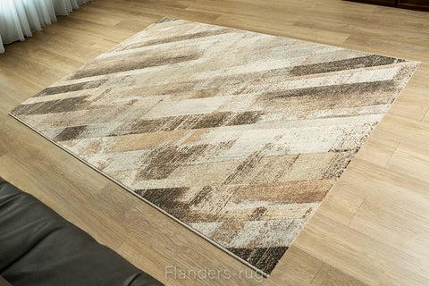 當代藝術家系列高密度抽象地毯~9243-63773古樸(俯視)