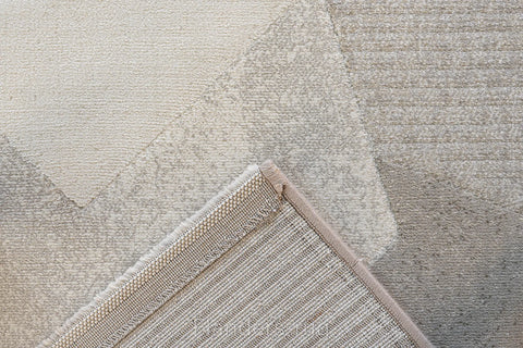 當代藝術家系列高密度抽象地毯~6575-63925曼奇尼灰褐(背面)