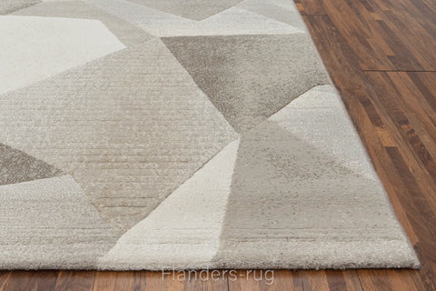 當代藝術家系列高密度抽象地毯~6575-63925曼奇尼灰褐(前緣)