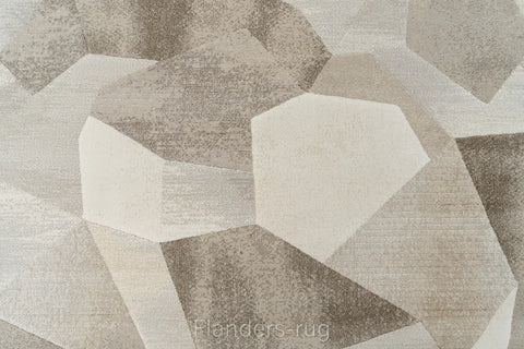 當代藝術家系列高密度抽象地毯~6575-63925曼奇尼灰褐(紋理)