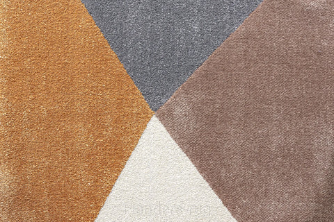 米蘭再生纖維立體浮雕絲絨地毯~5171-78013趨勢彩(近拍)