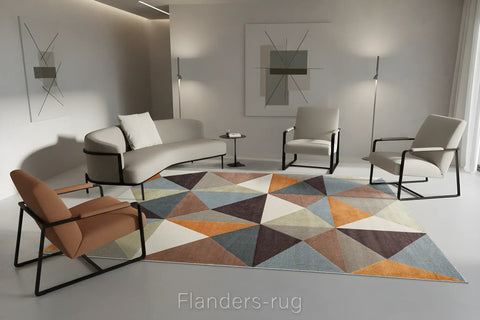 米蘭再生纖維立體浮雕絲絨地毯~5171-78013趨勢彩(情境)