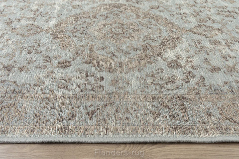 安緹卡復古風純棉雪尼爾平織地毯~91269-500299-70x140cm(紋理)