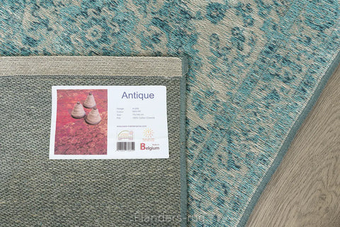 安緹卡復古風純棉雪尼爾平織地毯~91269-500399-70x140cm(背面)