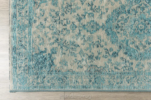 安緹卡復古風純棉雪尼爾平織地毯~91269-500399-70x140cm(角落)