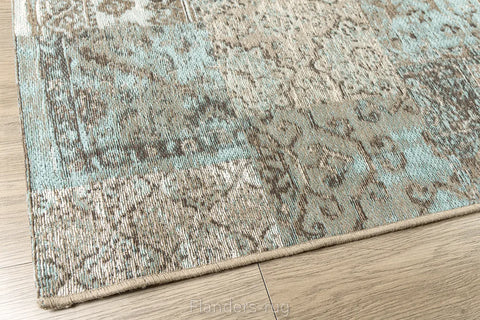 安緹卡復古風純棉雪尼爾平織地毯~91290-500799-70x140cm(紋理)