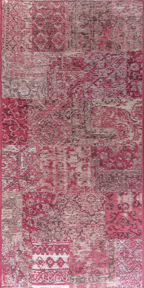 安緹卡復古風純棉雪尼爾平織地毯~91290-801399-70x140cm