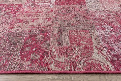 安緹卡復古風純棉雪尼爾平織地毯~91290-801399-70x140cm(紋理)