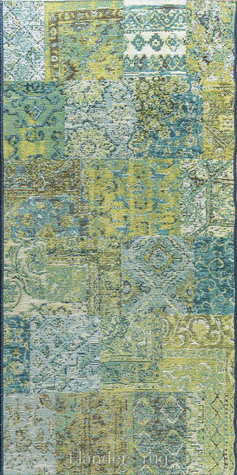 安緹卡復古風純棉雪尼爾平織地毯~91290-900099-70x140cm