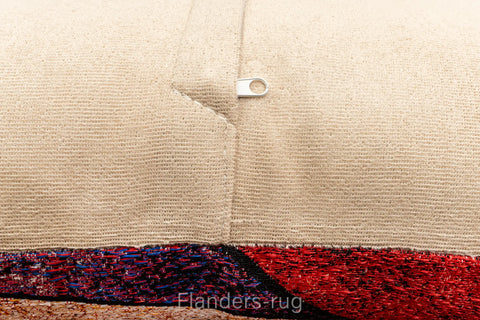 艾莉諾®提花織錦抱枕套43x43cm~貓城G-7001(背面)