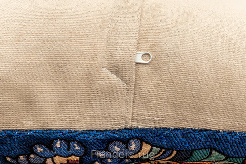 艾莉諾®提花織錦抱枕套43x43cm~貓城G-7002(背面)