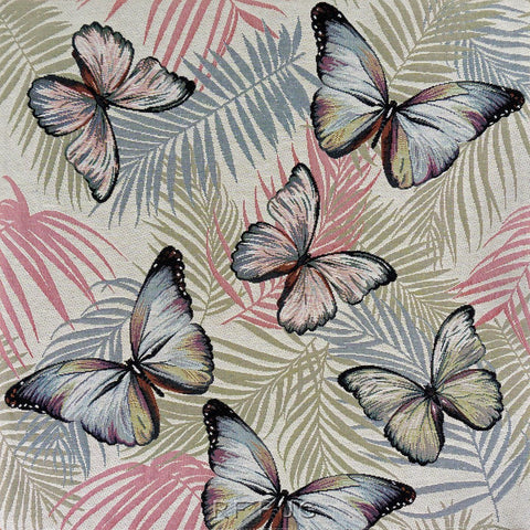 Believe®織錦抱枕套45x45cm~蝴蝶(送台製枕心) - 法蘭德斯地毯
