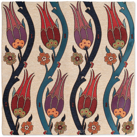 艾莉諾®提花織錦抱枕套43x43cm~鬱金香G-7020(抱枕套)