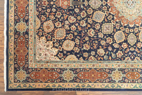 正宗伊朗大不理士羊毛手結波斯地毯253x364cm(角落)