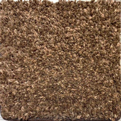蒙特哥灣4米寬幅素色雙股紗厚實地毯(可客製尺寸．基本購買單位400x1cm)~棕色