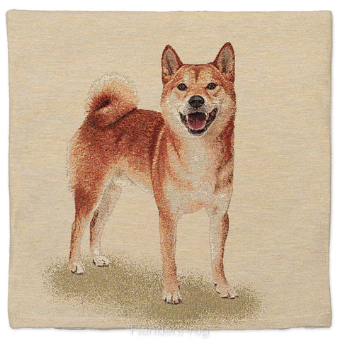 emme®提花織錦抱枕套45x45cm~柴犬(抱枕套)