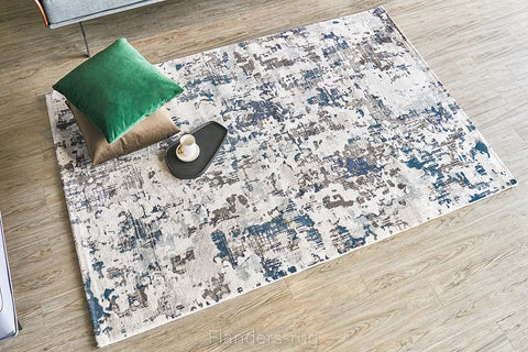 元素斑駁風現代床邊地毯~10643u01美茵(情境)