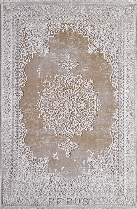 馬蒂斯立體浮雕地毯160x230cm~11329khaki