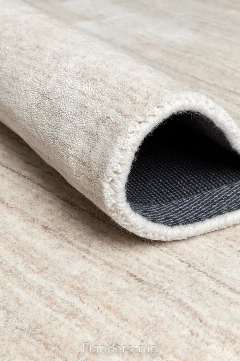 Ligne Pure手工編織羊毛混絲地毯~214.001.100Ripple米駝(紋理)