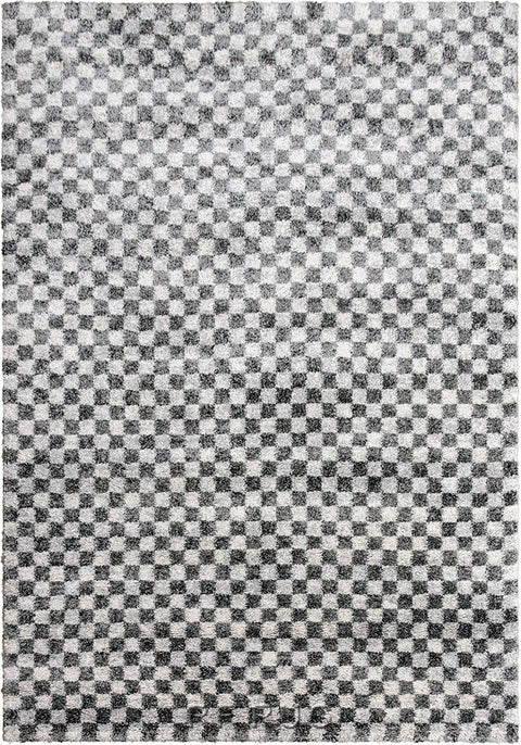 魅力北歐風雙股紗長毛地毯~23113-6258馬賽克