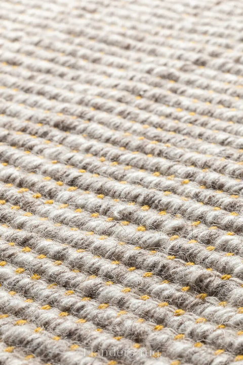 Ligne Pure手工編織純羊毛地毯~240.001.707Marvel米底黃點(近拍)