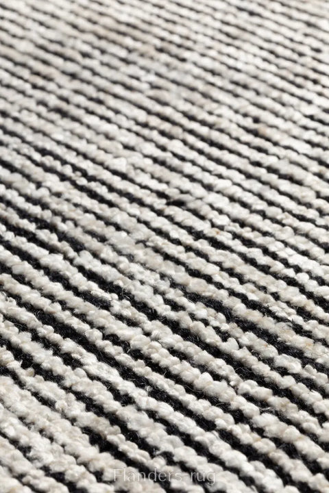 Ligne Pure手工編織羊毛混絲地毯~244.001.910Oat灰黑(紋理)