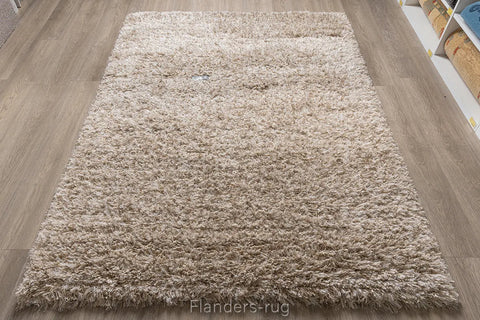 狂想曲素色長毛(羊毛混紡)地毯~2501-102米駝(俯視)