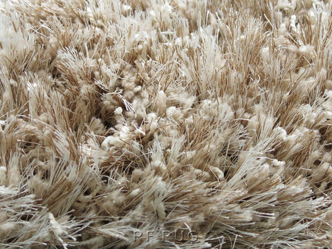 狂想曲素色長毛(羊毛混紡)地毯~2501-102米駝(紋理)