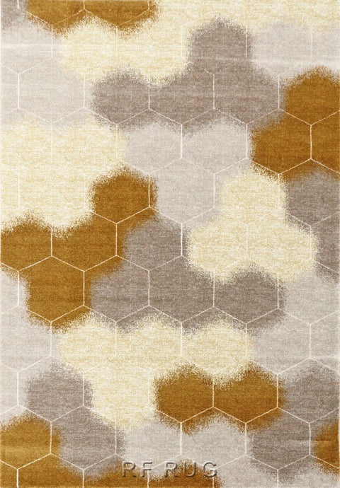 大都會超柔仿羊毛抽象地毯~2781s10蜂巢