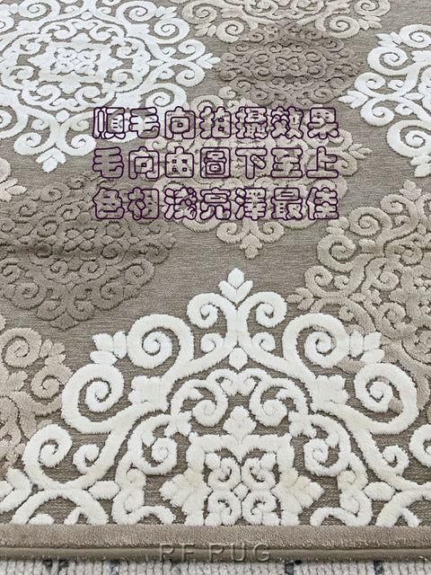 吉諾瓦立體浮雕厚絲毯~38001-656590錦緞(順毛向)
