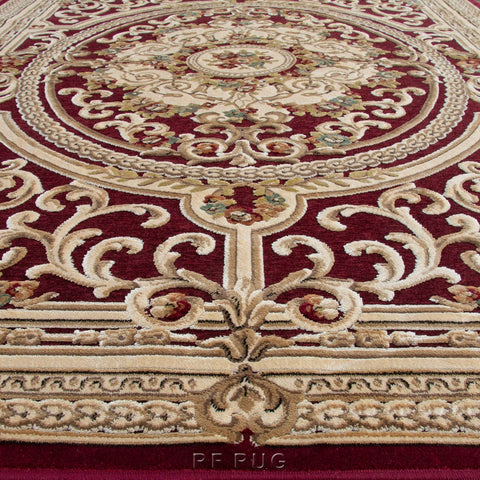 吉諾瓦立體浮雕厚絲毯~38068-121210哈布斯紅