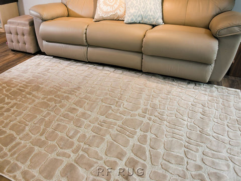 吉諾瓦立體浮雕厚絲毯~38072-652590皮紋(情境)