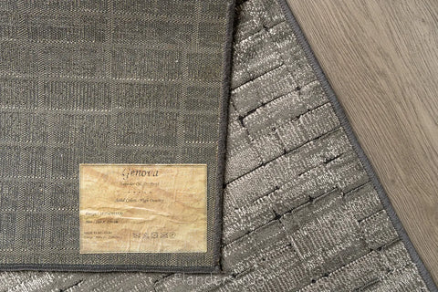 吉諾瓦立體浮雕厚絲毯~38254-353530石棧黑(背面)