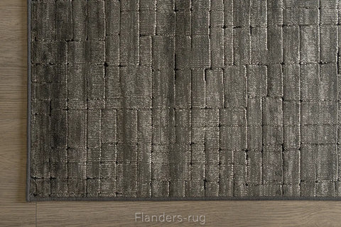吉諾瓦立體浮雕厚絲毯~38254-353530石棧黑(角落)
