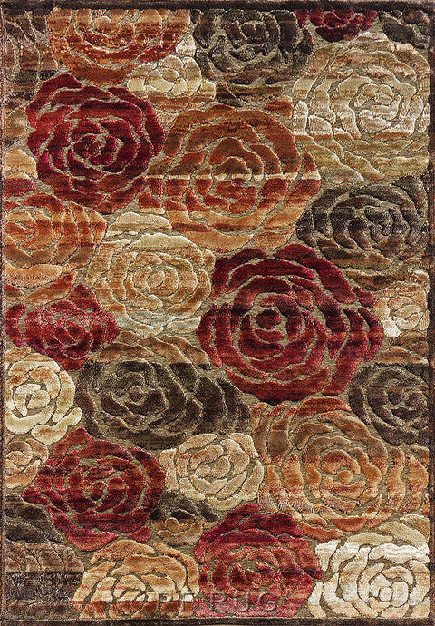 吉諾瓦立體浮雕厚絲毯~38448-729271玫瑰