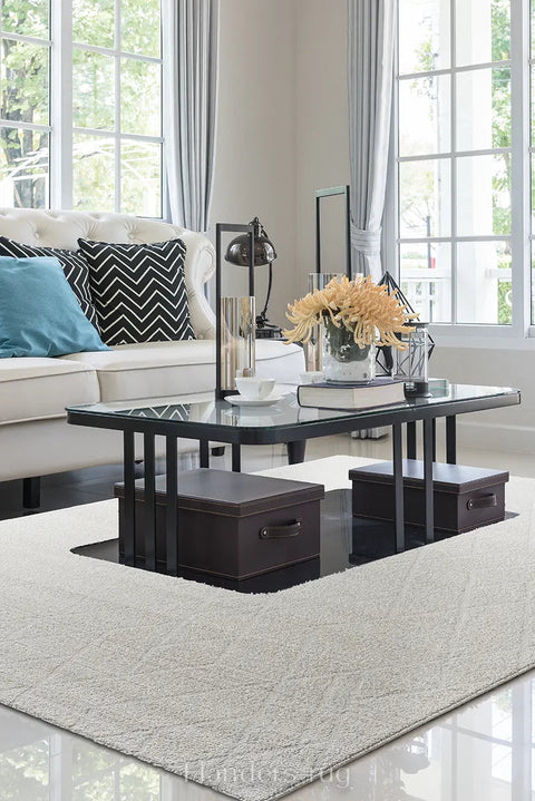 特倫堤諾素色刻紋地毯~41018-6161(情境)