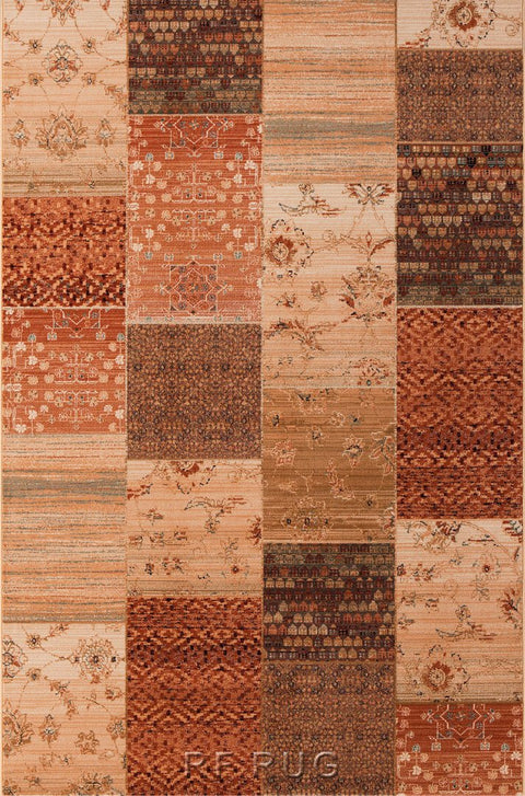 KASHQAI民族風純羊毛地毯~4327-101傳承