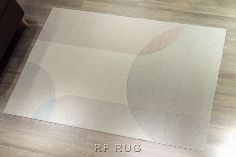 FLUX簡約風羊毛混織地毯~4617AE990唯美(俯視)
