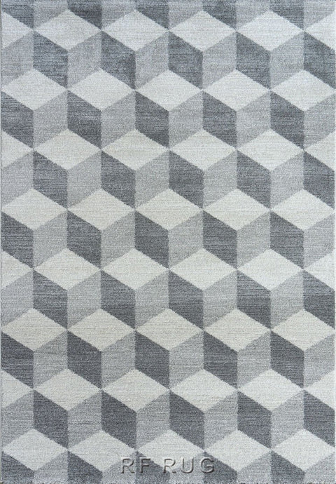 夏帕北歐風多紋理現代地毯~49021-6242