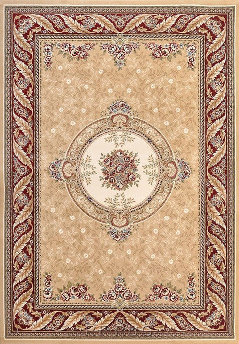 達文西百萬針高密度古典地毯~57231-2424里爾