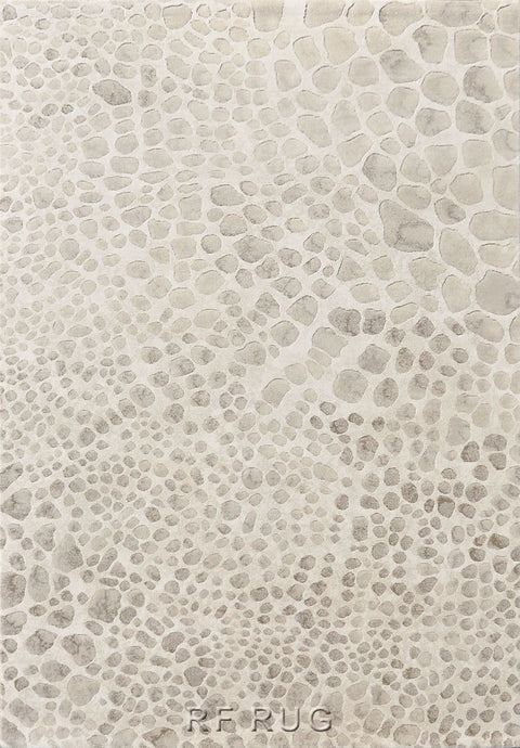 古銀百萬針高密度現代地毯~64227-6575卵石